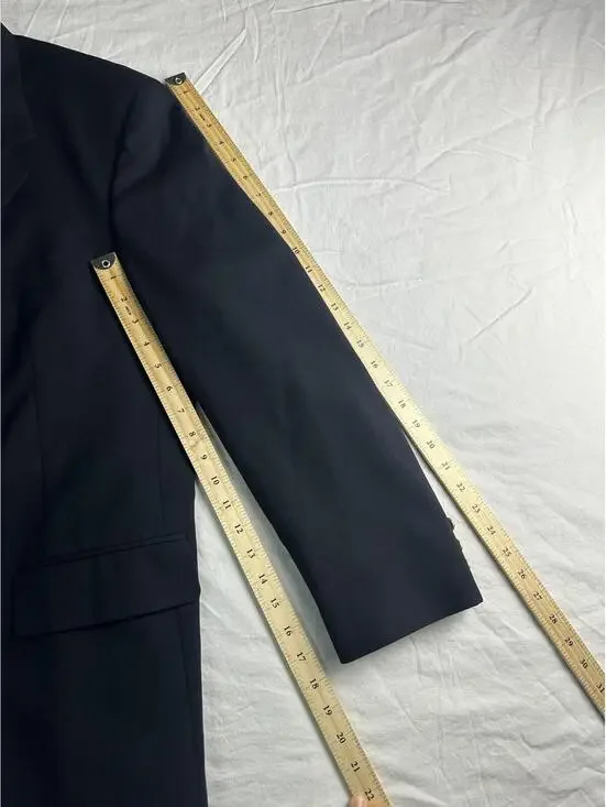 👔🧥 Brooks Brothers Brooksease Navy Wool Gold Button Blazer 45R 8861-2 🧥👔 - Picture 10 of 15